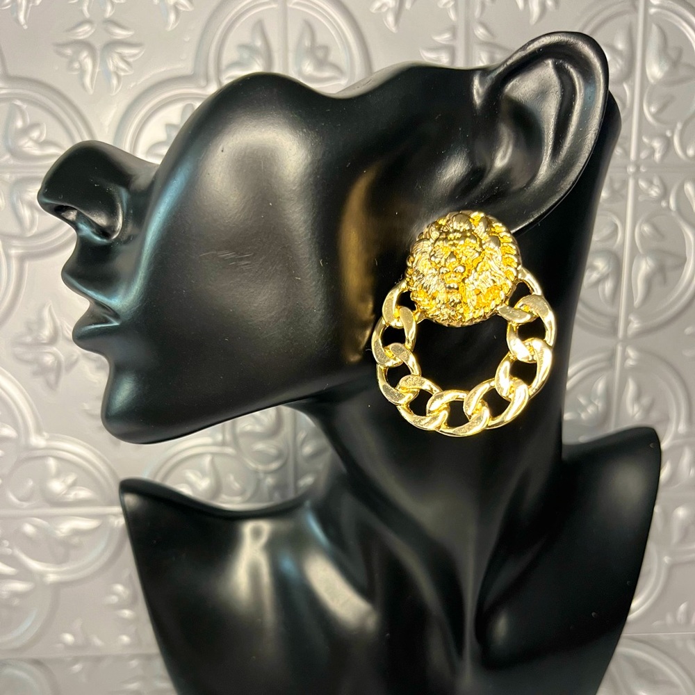 Gold Lion Earring’s